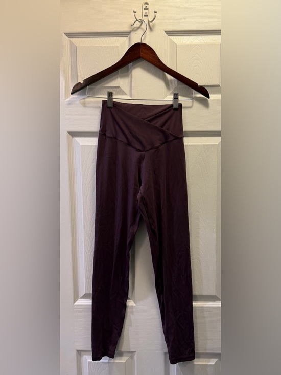 aerie Pants - aerie Deep Plum High-Waist Crossover Leggings
